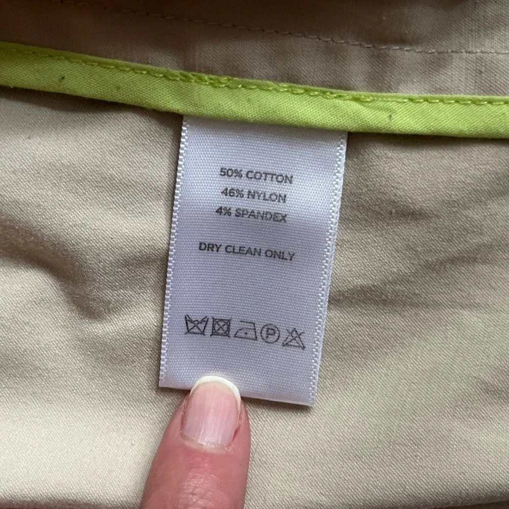 ๐ฟ LILLA P Beige Lightweight Spring/Summer Jacket โ Size L - Picture 11 of 12